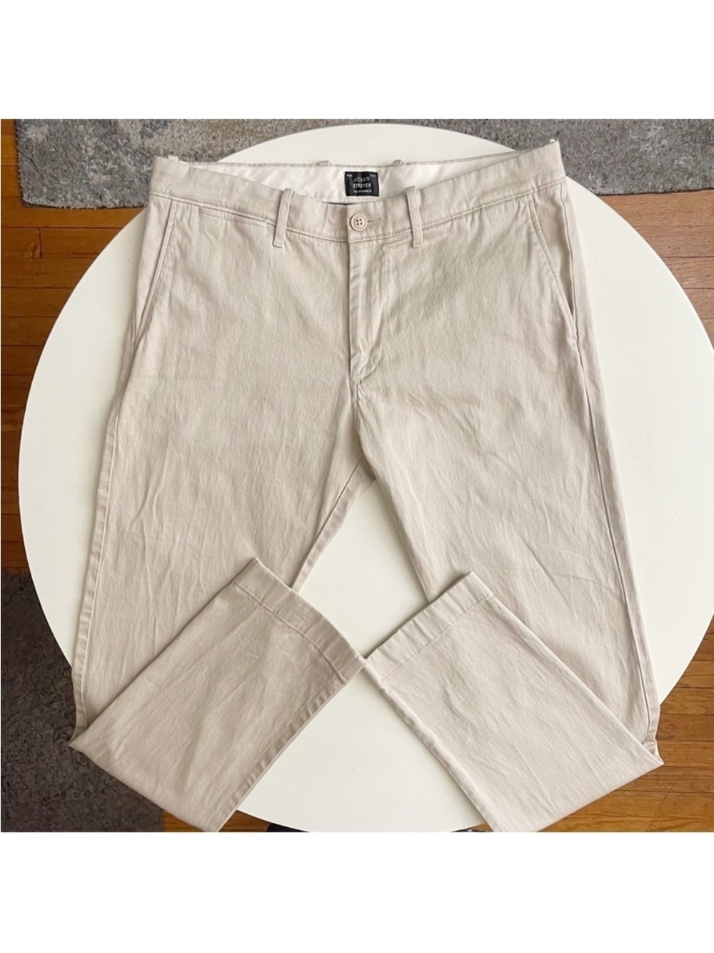 J. Crew Men’s 484 Slim Chinos Pant Light Khaki Size 33x32